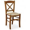 MIlani Home HALLIE - sedia croce in legno massello