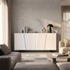 MIlani Home BYRON - madia moderna in legno spazzolato