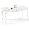 MIlani Home DOUGLAS - tavolino in legno massello cm 100 X 50 X 45