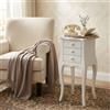 MIlani Home JUDD - mobile portatelefono in legno massello cm 34 x 31 x 72 h