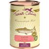 Terra Canis Classic Adult All Sizes 400 gr - Salmone con Miglio, Pesca ed Erbe Aromatiche - Confezione da 6 pezzi - Cibo Umido per Cani - 1° ORDINE? scegli lo sconto BZR5 / BZR20 + 200 punti fedeltà