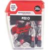 Milwaukee Set Di Punte Per Trapano, Punta PZ 2 X 25 mm, Set di 25 pezzi