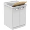 Ceramica Dolomite DOLOMITE - LAGO MOBILE SOTTOLAVATOIO 75X61 CON ASSE - J0027PW LAVATOIO NON COMPRESO