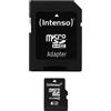 Intenso 4GB Scheda MicroSD Intenso classe 10 + adattatore [3413450]