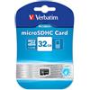 Verbatim 32GB Scheda MicroSD Verbatim Classe 10