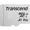 Transcend 64GB Scheda microSDHC Transcend USD300S-A con adattatore [TS64GUSD300S-A]
