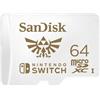 Sandisk 64GB Scheda MicroSDXC SanDisk 100MB Nintendo V2 [SDSQXAT-064G-GNCZN]