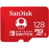 Sandisk 128GB Scheda MicroSDXC Sandisk Nintendo V2 [SDSQXAO-128G-GNCZN]