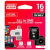 Goodram 16GB Scheda Micro SD Goodram con adattatore e lettore schede [M1A4-0160R12]