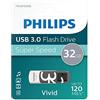 Philips Pen Drive 32GB Philips USB Key Vivid USB 3.0 Grigio [FM32FD00B/10]