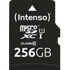 Intenso 256GB Scheda microSDXC Intenso Class 10 UHS-I Premium [3423492]