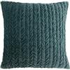 Riva Home Allure-Cuscino Imbottito in Piuma, Foglia di t, 45 x 45cm (18 x 18)