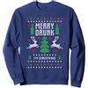 Ugly ChristmaX for the Beautiful Family Ugly Christmas Jumper / Sweater. Merry Drunk I'm Christmas Felpa