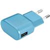 aiino italian ideas Aiino Apple Wall Charger Caricabatteria da parete Caricatore USB da muro portatile 1USB 1A, Blu
