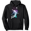 Girls Volleyball Poison for Players Ragazze Pallavolo Veleno Rosa & Blu Server Adolescente Distressed Felpa con Cappuccio