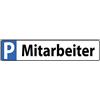 Schatzmix Blechschild Parkplatzschild Mitarbeiter Metallschild Wanddeko 46x10cm Tin Sign Targa di Metallo da Parete, Lamiera, Multicolore, 46x10 cm