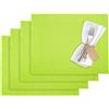 Westmark Set da tavola/Tovagliette americane, 4 Pezzi, 42 x 32 cm, Materiale sintetico, Lime/Verde, Saleen Edition: Home