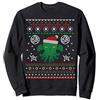 The Eldest Cult | Ugly Anti Christmas Sw Horror Octopus Fhtagn Necronomicon Star Ugly Sweater Lover Felpa