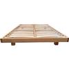 Vivere Zen Letto in legno massello artigianale - Ukyo (Struttura Wengé - Mis. 80x200)