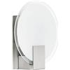 BRILLIANT lampada Sonian lampada da parete rotonda ferro/bianco | 1x C35, E14, 40W, adatto per lampade a candela (non incluse) | Scala da A ++ a E | Adatto per lampade a LED