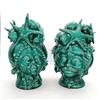 CERAMICHE CALTAGIRONE Teste di moro Siciliane in Ceramica Caltagirone Donna-Uomo Mare cm 38