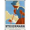 Schatzmix Blechschild Österreich Austria Steiermark Metallschild 20x30 Wanddeko Tin Sign Targa di Metallo da Parete, Lamiera, Multicolore, 20x30 cm