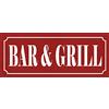 Schatzmix Blechschild Spruch Bar & Grill Metallschild 27x10 cm Wanddeko Tin Sign Targa di Metallo da Parete, Lamiera, Multicolore