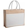 Shopper personalizzate in juta e cotone Judi 45x35x11 cm personalizzate o neutre