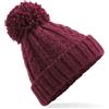 Beechfield Cappello invernale personalizzato Beechfield Cable Knit Melange Beanie personalizzate o neutre