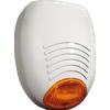AMC SR 136 sirena autoalimentata colore bianco - lampeggiante arancio alta luminosità programmabile