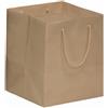 Buste di carta personalizzati Buste per pasticceria in carta riciclata avana 35 x 33 x 28 cm personalizzate o neutre