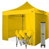 RAY BOT Gazebo pieghevole 3x3 giallo Exa 45mm alluminio con laterali PVC 350g