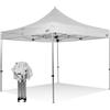 RAY BOT Gazebo pieghevole 3x3 bianco Exa 45mm alluminio senza laterali PVC 350g