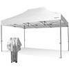 RAY BOT Gazebo pieghevole 4x6 bianco Exa 55mm alluminio senza laterali PVC 350g