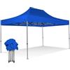 RAY BOT Gazebo pieghevole 3x4,5 blu Exa 45mm TOP alluminio senza laterali PVC 350g