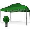 RAY BOT Gazebo pieghevole 3x4,5 verde Exa 55mm alluminio senza laterali PVC 350g