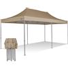 RAY BOT Gazebo pieghevole 3x6 beige Exa 45mm alluminio TOP senza laterali PVC 350g