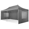 RAY BOT Gazebo pieghevole 3x6 grigoi Exa 45mm alluminio TOP con finestre PVC 350g