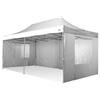 RAY BOT Gazebo pieghevole 3x6 bianco Exa 45mm alluminio TOP con finestre PVC 350g