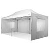 RAY BOT Gazebo pieghevole 3x6 bianco Exa 45mm alluminio con finestre PVC 350g