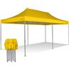 RAY BOT Gazebo pieghevole 3x6 giallo Exa 45mm alluminio TOP senza laterali PVC 350g