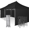 RAY BOT Gazebo pieghevole 3x6 blu Exa 55mm alluminio con laterali PVC 350g