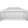 RAY BOT Gazebo pieghevole 3x6 bianco gambo 40x40 con finestre. PVC 350g