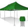 RAY BOT Gazebo pieghevole 3x6 verde Exa 55mm alluminio senza laterali PVC 350g