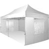 RAY BOT Gazebo pieghevole 3x6 bianco Exa 55mm alluminio con finestre PVC 350g