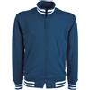 Abbigliamento personalizzate. Felpa con zip lunga unisex 280 g/m² in cotone e poliestere Contrast - personalizzate o neutre