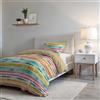 Italian Bed Linen Set Copripiumino Microfibra Fashion, Lavorato in Italia - Parure Copri Piumino - Sacco Piumone 150x200 cm con Patella e federa Cuscino, Singolo, Fez