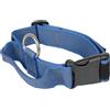 Julius-K9 Collare K9 serie Color & Grey con manico richiudibile, 40 mm x 38-53 cm, blu-grigio