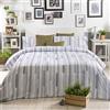 Sancarlos Rob Copripiumino, Microfibra Raso, Blu, Letto 90