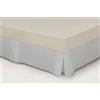 Cassa Luyton Copri-Canape Loneta con Soffietti Letto da 150 cm Colore Argento